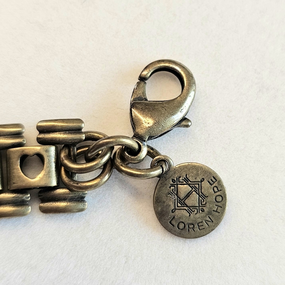 Loren Hope Brass Heart Bracelet